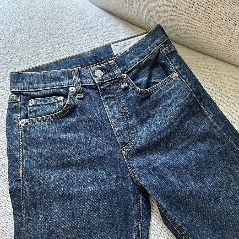 rag and bone dark wash jeans